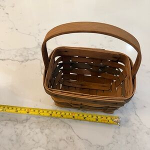 Longaberger Rustic Brown Woven Basket